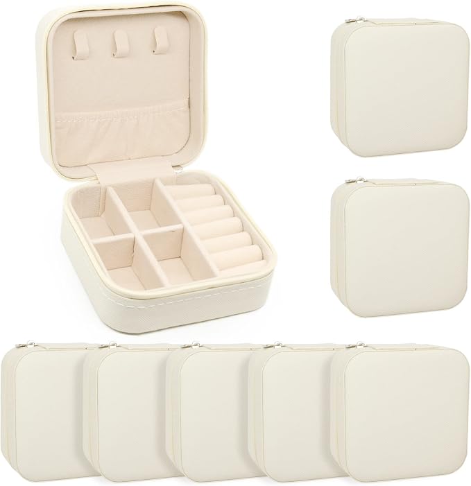 KEINE MARKE Small Jewelry Box, Travel Portable Jewelry Case - Image 9