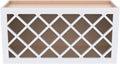 Solid Wood Wine Bottle Rack Wall Cabinet by CozyHommie