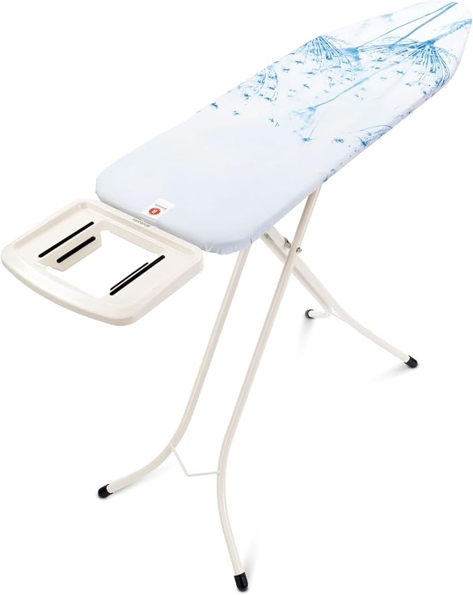 Brabantia Size B Ironing Board 7 Height Options, Solid Steam Iron Rest Holder by BrabantiaUSA