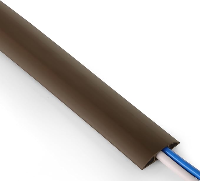 ZhiYo 5.6ft Cord Covers for Wires on Floor, Cord Hider Floor Hide Extension by ZhiYo