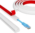 39" Side Open One Cord Hider for Wall Mounted Tv, Extension Cable Cover to Hide by KNEELISA