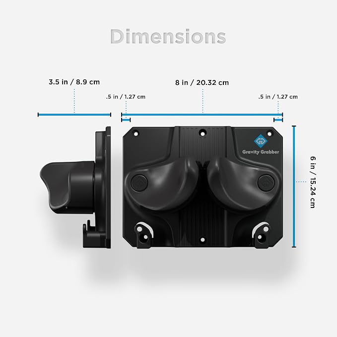 Gravity Grabber Ultimate Ski & Snowboard Wall Storage Rack - Image 6