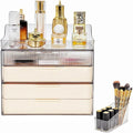 Makeup Organizer Countertop Large Cosmetic Display Cases Cosmetic Organizer by PLINJOY