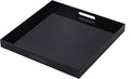 Black Oversize Acrylic Serving Tray by DesignwithPracticality