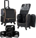 Stagiant Rolling Makeup Train Case, Professional Makeup Case, Travel Cosmetic by Stagiant