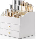 Vlando Makeup Organizer for Vanity, Large Capacity Countertop Organizer by VLANDO