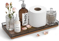 Oak Bathroom Toilet Tank Tray, Vanity Tray by Focusonit