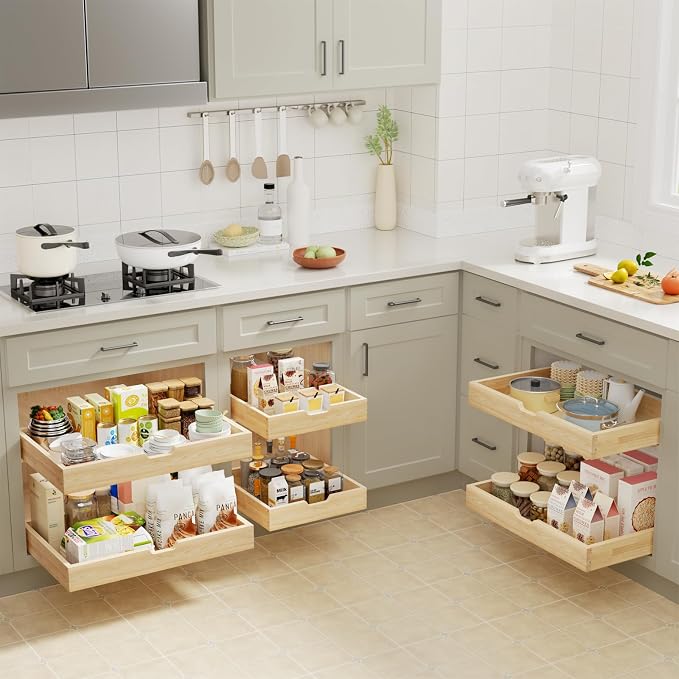 Pull Out Drawers for Cabinets, 31½” W x 21” D Soft Close Pull Out Cabinet - Image 2