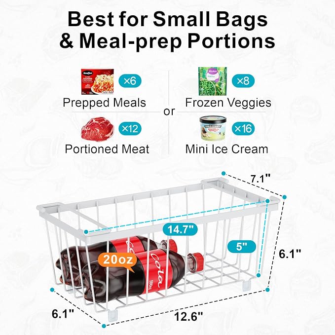 iSPECLE Chest Freezer Organizer Bins - Image 7