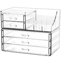 Acrylic Clear Make up Organizers And Storage by Cqacrylic