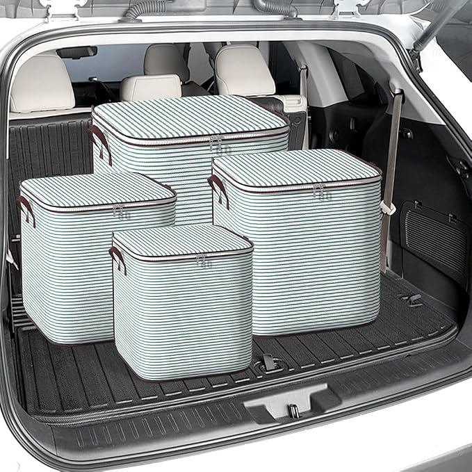 Large Blanket Storage, 180L Foldable Storage Bin, Clothes Storage Bags - Image 7