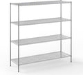 24" Deep x 72" Wide x 74" Height Wire Shelving Kit | 4-Tier | NSF Commercial by Regal+Altair