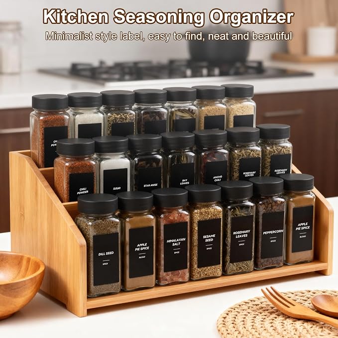 36Pcs Spice Jars Containers - Image 2