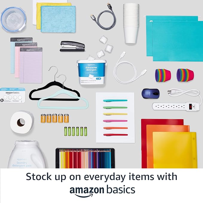 Amazon Basics 3-Shelf Adjustable, Heavy Duty Storage Shelving Unit on 2'' PP - Image 7