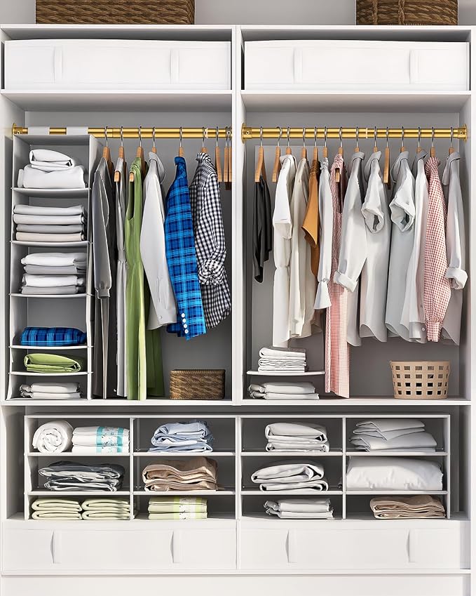 Closet Rods for Hanging Clothes, 17-28 Inch Heavy Duty and Stepless Adjustable - Image 2