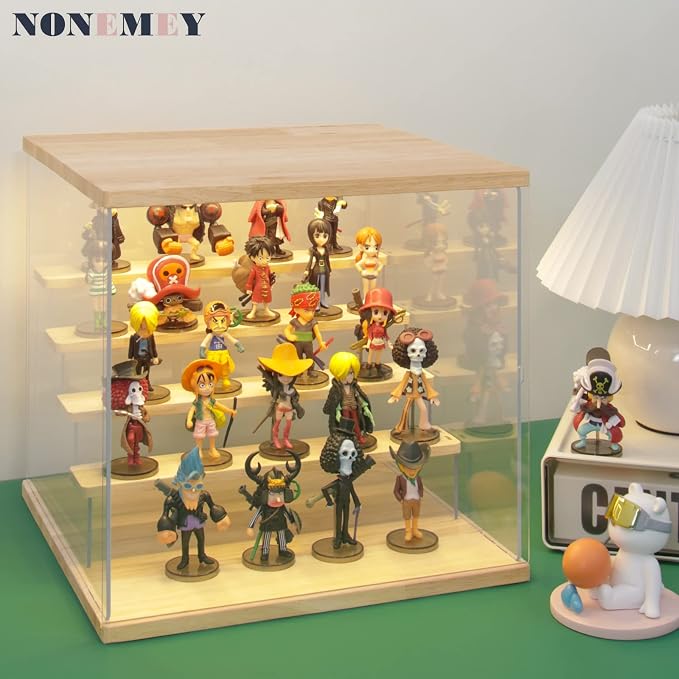 NONEMEY Clear Acrylic Display Case Stand - Image 3