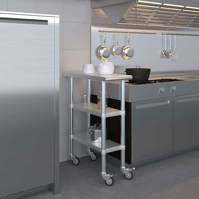 AmGood Stainless Steel Work Table - Image 7