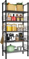 FUTASSI Metal Storage Rack, Storage Organizer Shelves by FUTASSI