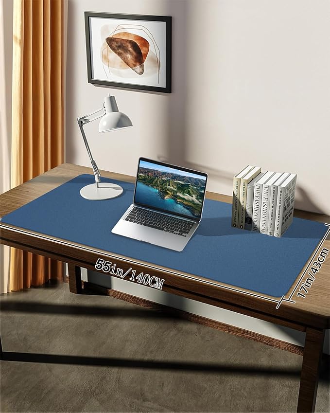 Large Desk mat, Leather Desk Pad Protector, Office Desk Mat, Mouse Pad - Image 7