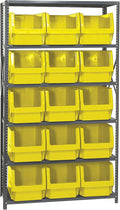 Quantum Storage Systems MSU-533YL Solid Heavy Duty 6 Shelves 15 MAGNUM Yellow by QuantumStorageSystems