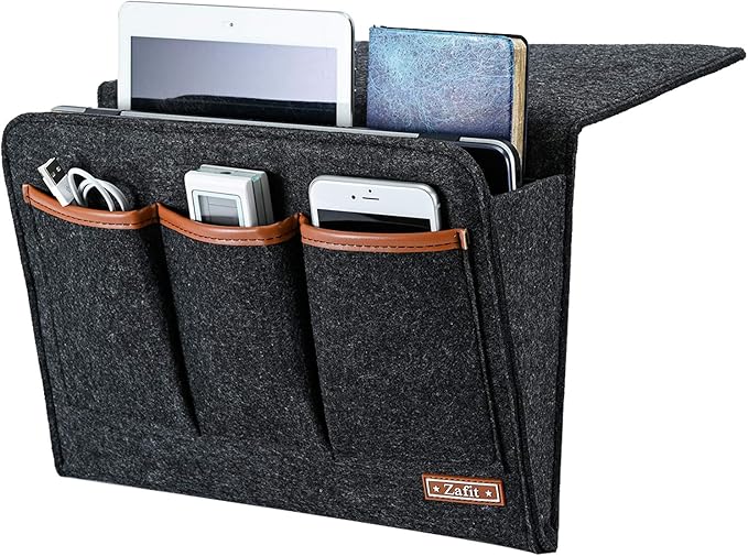Bedside Caddy, Large Size Storage Organizer by ZAFIT