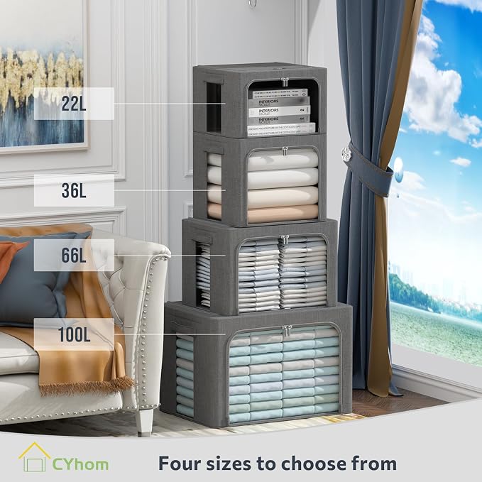 CYhom Clothes Storage Bins Box - Image 3