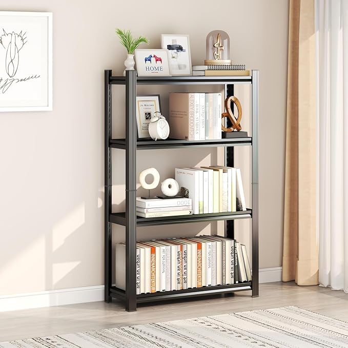 Garage Shelves, 14-48''W Heavy-Duty Storage Shelves, Double-Layer Uprights - Image 4