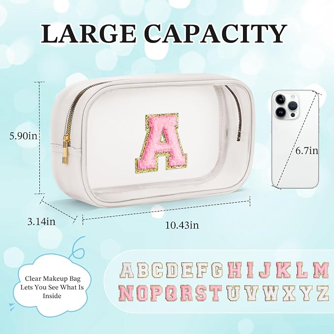 YOOLIFE Initial Birthday Gifts for Kids Travel Toiletry Bag Birthday Gifts for - Image 5