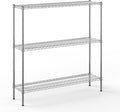 14" Deep x 54" Wide x 54" Height Wire Shelving Kit | 3-Tier | NSF Commercial by Regal+Altair