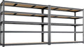 48"W Garage Shelving, 3050LBS Storage Shelves heavy duty, 5 Tier Metal Shelving by CypBedCozyHomeLiving