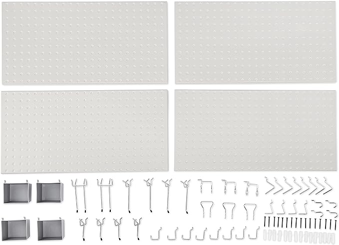 Amazon Basics Rectangular Metal Pegboard Kit - Image 7