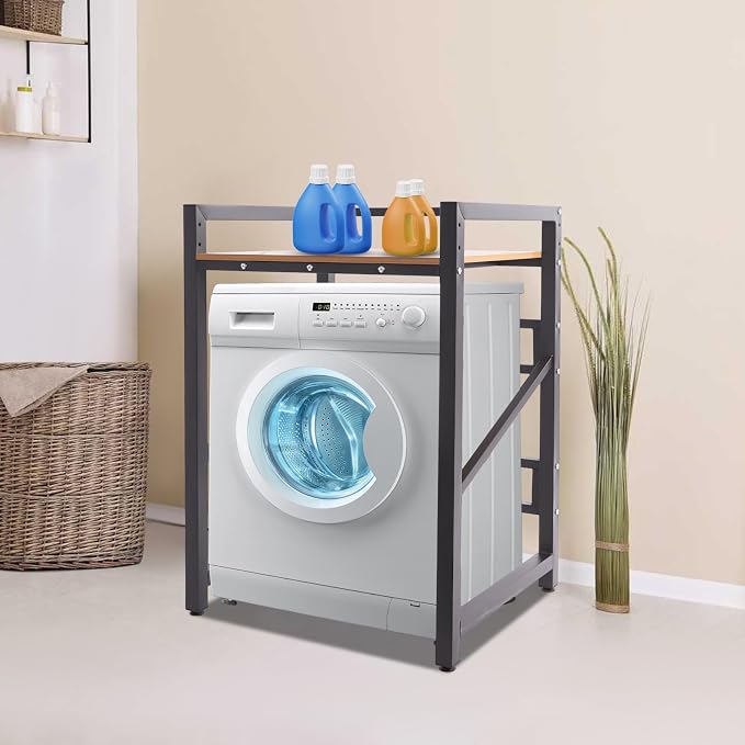 Over The Washer and Dryer Storage Shelf, Height Adjustable Washer Dryer - Image 8