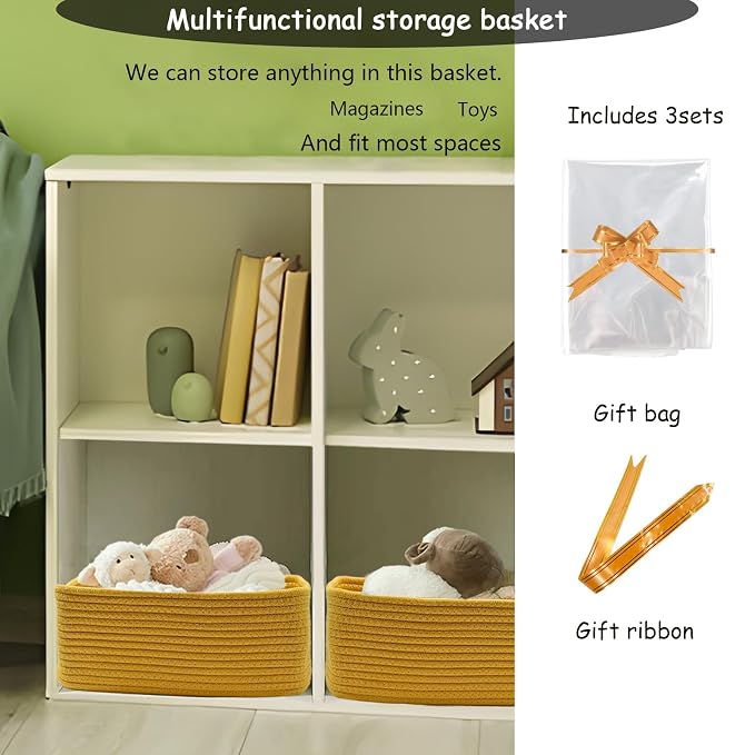 COMFY-HOMI 11.5"x7.5"x4.7" Storage Baskets - Image 4
