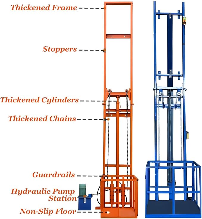 1Ton/2200Lbs Load Capacity Electric Lift Platform Table, 19FT Lifting Height - Image 4