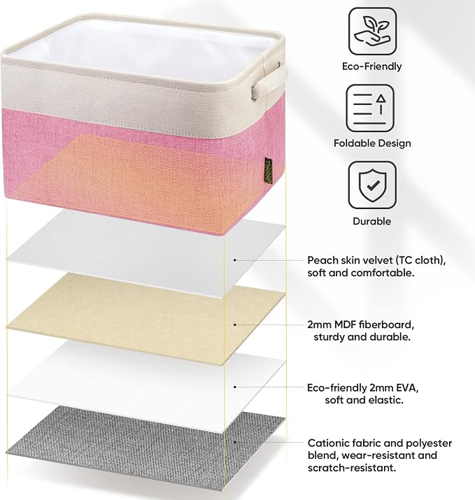 BALEINE 1 Pack Fabric Storage Bins - Image 4