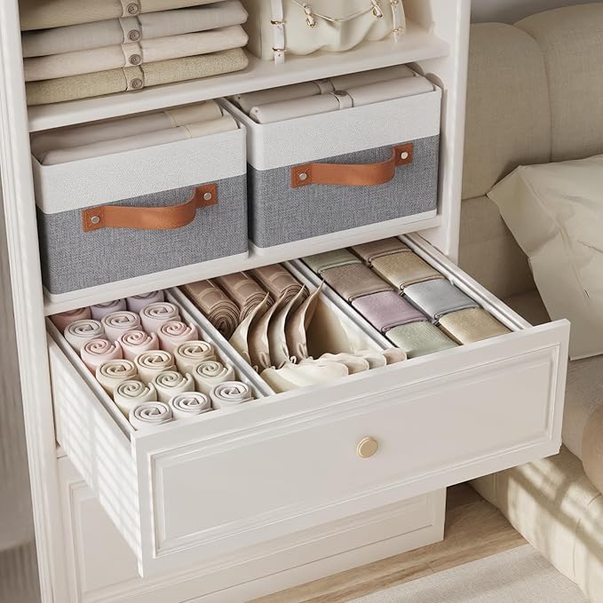 OUTBROS Storage Bins, Foldable Storage Baskets - Image 2