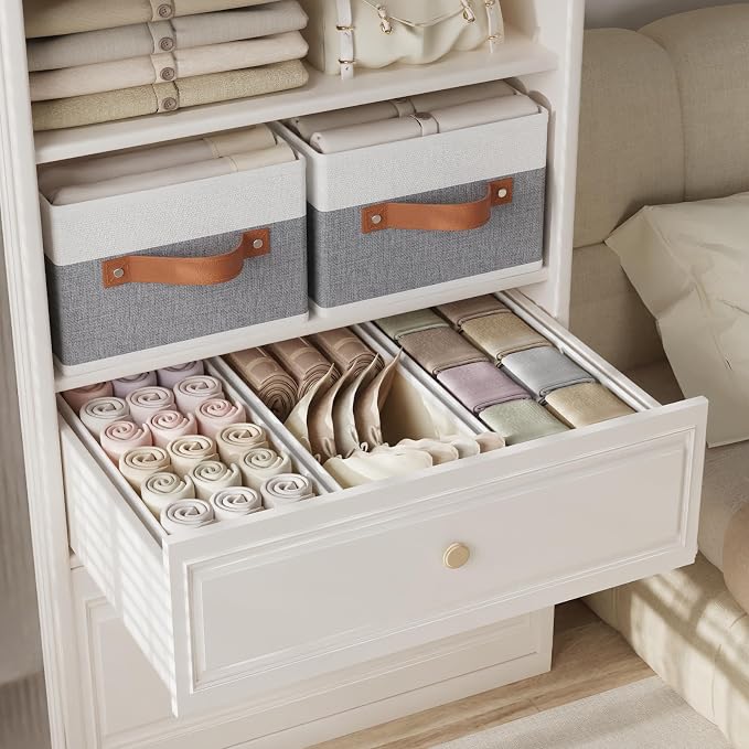 OUTBROS Storage Bins, Foldable Storage Baskets - Image 3