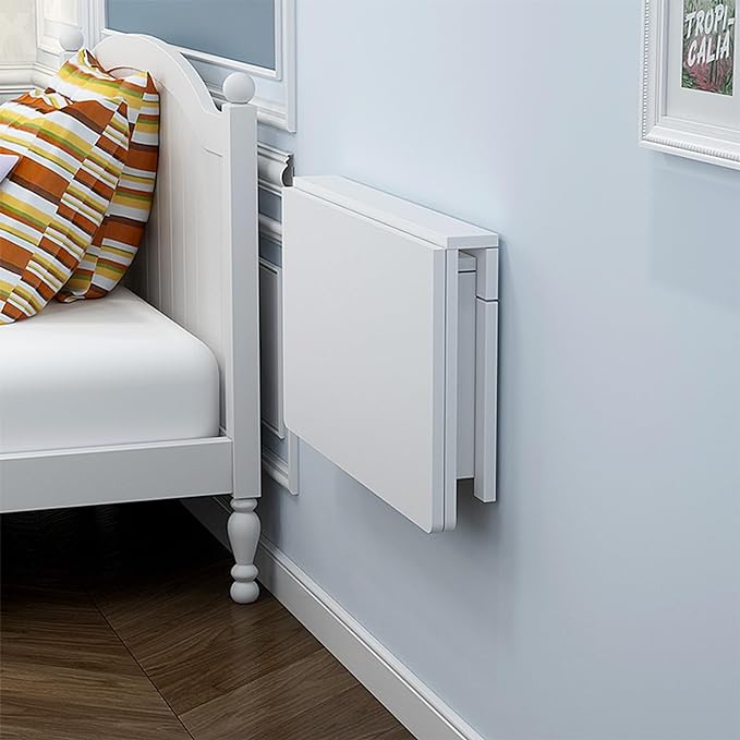 MM MELISEN Wall Mounted Folding Table, Space-Saving Design by MMMELISEN