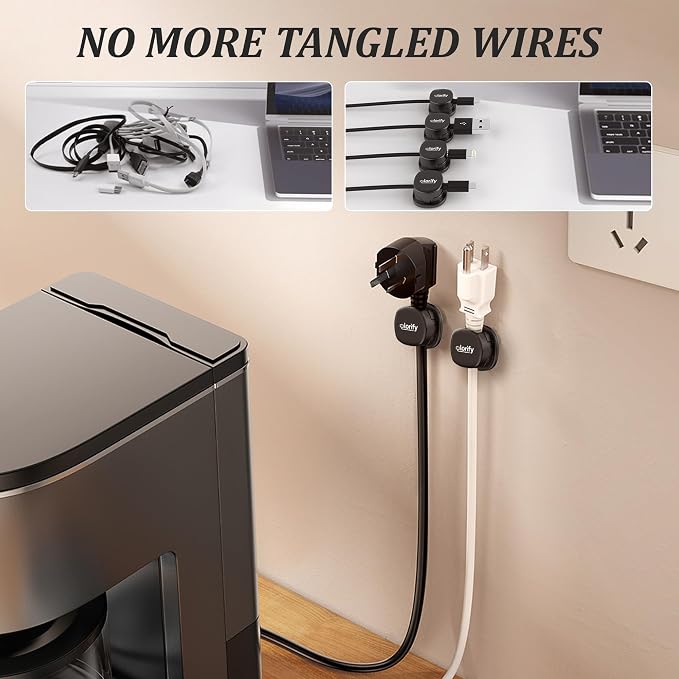 12 Pack Spring Cable Clips, Charging Cord Clips - Image 5