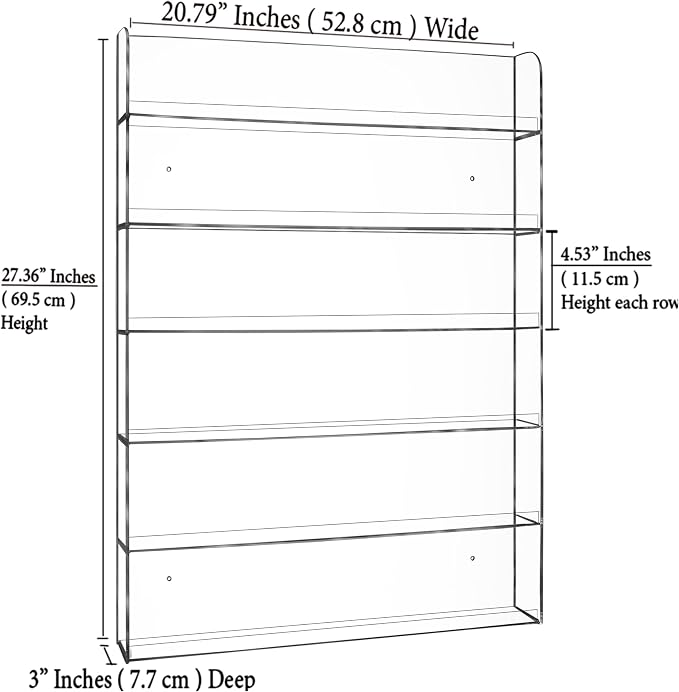 AMT 6 Tier Acrylic Nail Polish Racks - Image 2
