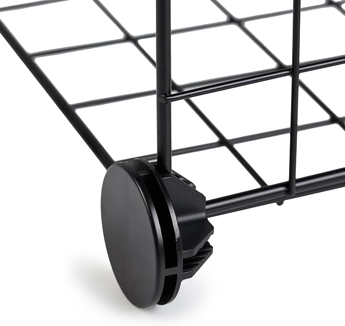Amazon Basics Cube Wire Grid Stackable Storage Shelves, 12.6"D x 26"W x 38"H - Image 5