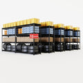 The Atlas 77" W x 24" D x 72" H Heavy Duty Garage Metal Industrial Storage by Shuntong