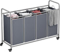 Laundry Sorter 4 Section Hamper Sorter by LINZINAR
