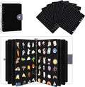 Enamel Pin Display Book with 8 Pages, Portable Pin Trading Book Clear PVC Cover by Foaryoer