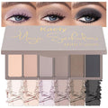 6 Colors Mini Dark Nude Brown Eye Shadow Palette Makeup by HHLTOH