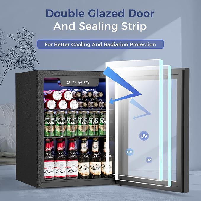 1.7 Cu.Ft Beverage Refrigerator Cooler - Image 5