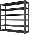 84“H 6T Garage Shelving Heavy Duty Storage Shelves 3500 LBS Adjustable Metal by LIJIUHOME