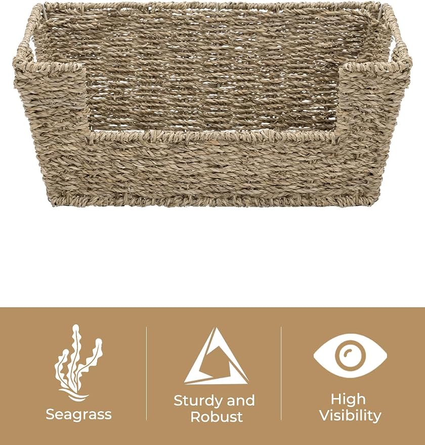 StorageWorks Wicker Storage Basket - Image 3