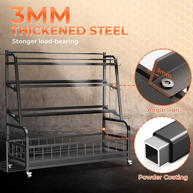 4-Tier Dumbbell Rack Weight Stand - Image 3