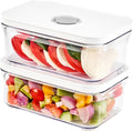 VAKUEN Premium Airtight Food Storage Containers, Mini Rectangular 2pc/set by Vakuen